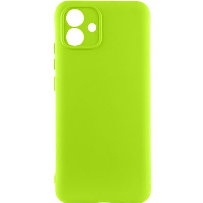 Чохол-накладка Silicone Case Full Camera Samsung A05 A055 Neon Green
