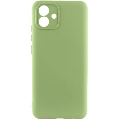 Чохол-накладка Silicone Case Full Camera Samsung A05 A055 Pistachio