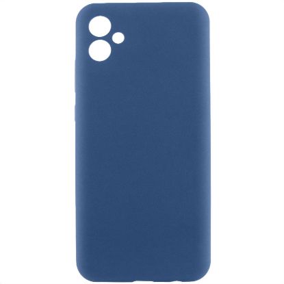 Чохол-накладка Silicone Case Full Camera Samsung A065 A06 Navy Blue