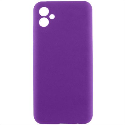 Чохол-накладка Silicone Case Full Camera Samsung A065 A06 Purple