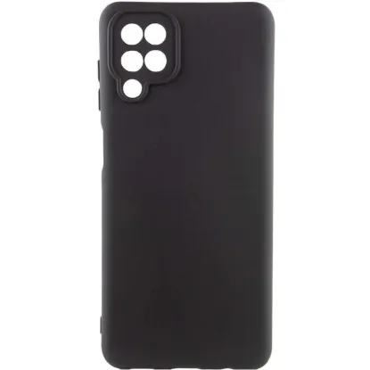 Чохол-накладка Silicone Case Full Camera Samsung A125 A12 Black