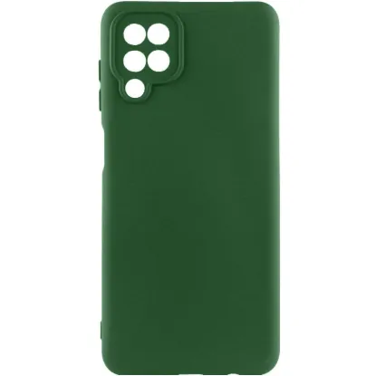 Чохол-накладка Silicone Case Full Camera Samsung A125 A12 Dark Green