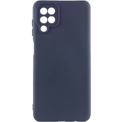 Чохол-накладка Silicone Case Full Camera Samsung A125 A12 Navy Blue