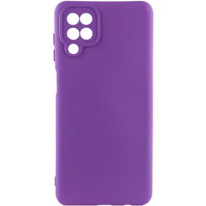 Чохол-накладка Silicone Case Full Camera Samsung A125 A12 Purple