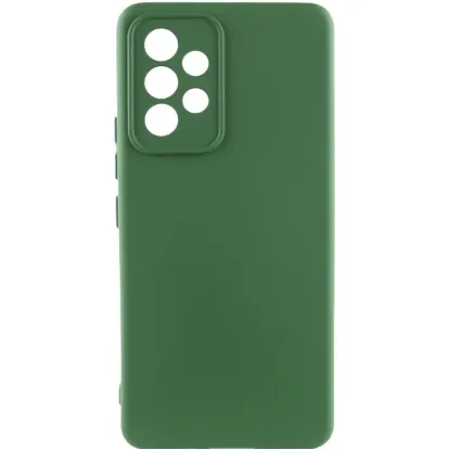 Чохол-накладка Silicone Case Full Camera Samsung A135 A13 4G Dark Green