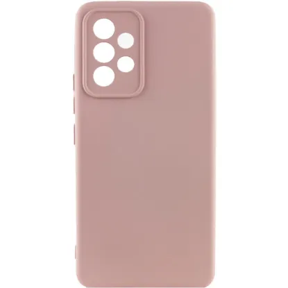 Чохол-накладка Silicone Case Full Camera Samsung A135 A13 4G Pink Sand