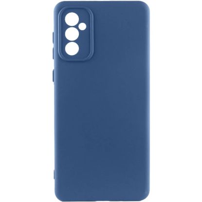 Чохол-накладка Silicone Case Full Camera Samsung A165 A16 Navy Blue