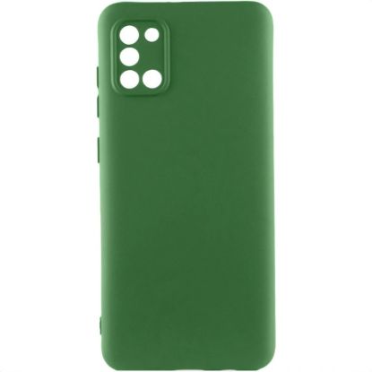 Чохол-накладка Silicone Case Full Camera Samsung A315 Dark Green