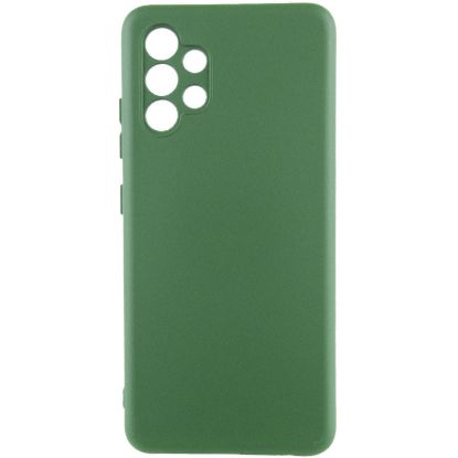Чохол-накладка Silicone Case Full Camera Samsung A325 A32 4G Dark Green