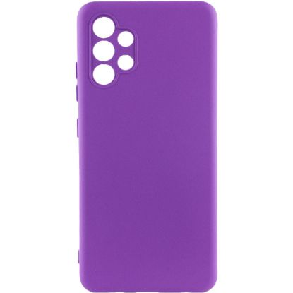 Чохол-накладка Silicone Case Full Camera Samsung A325 A32 4G Purple