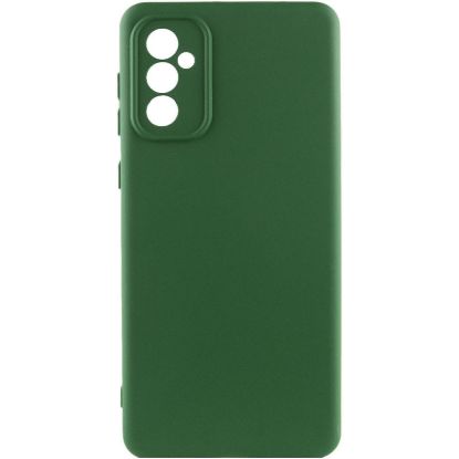 Чохол-накладка Silicone Case Full Camera Samsung A346 A34 5G Dark Green