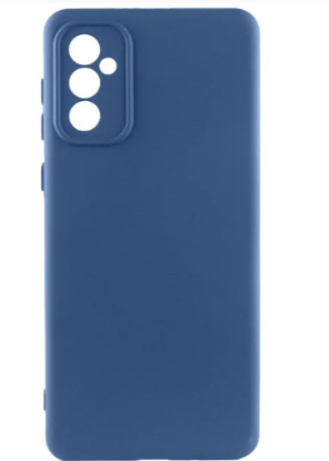 Чохол-накладка Silicone Case Full Camera Samsung A366 A36 5G Navy Blue
