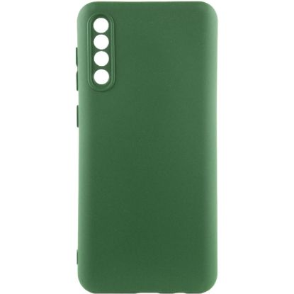 Чохол-накладка Silicone Case Full Camera Samsung A505 / A307 Dark Green