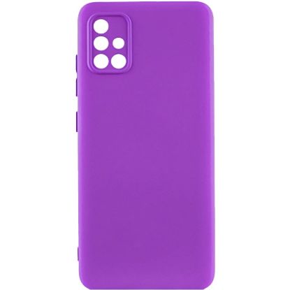 Чохол-накладка Silicone Case Full Camera Samsung A515 Purple