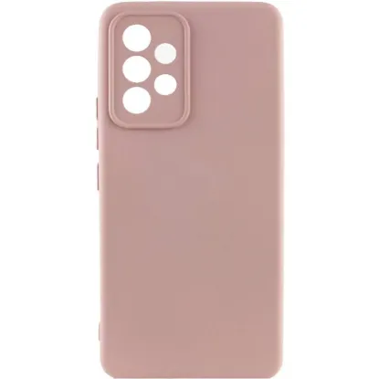 Чохол-накладка Silicone Case Full Camera Samsung A525 Pink Sand