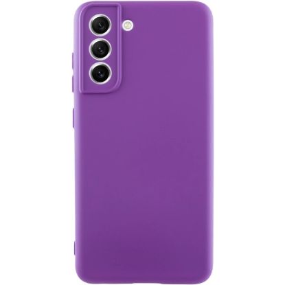 Чохол-накладка Silicone Case Full Camera Samsung G990 S21 FE Purple