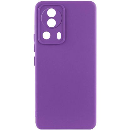 Чохол-накладка Silicone Case Full Camera Xiaomi 13 Lite Purple