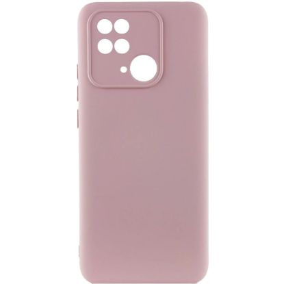 Чохол-накладка Silicone Case Full Camera Xiaomi Redmi 10C Pink Sand