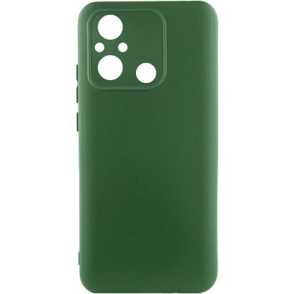 Чохол-накладка Silicone Case Full Camera Xiaomi Redmi 12C Dark Green