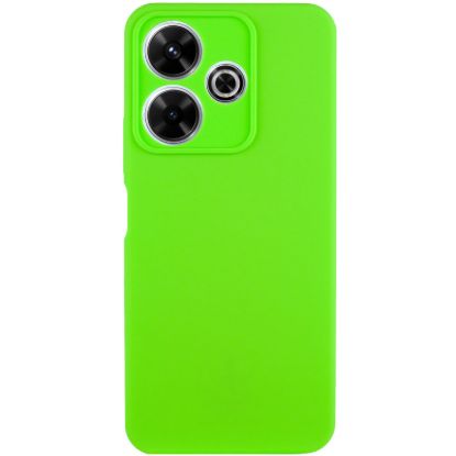 Чохол-накладка Silicone Case Full Camera Xiaomi Redmi 13 4G Neon Green