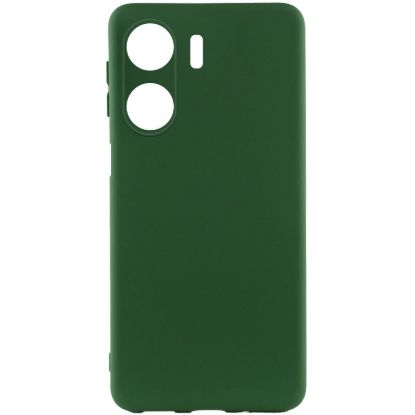 Чохол-накладка Silicone Case Full Camera Xiaomi Redmi 13C Dark Green