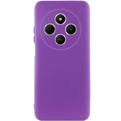 Чохол-накладка Silicone Case Full Camera Xiaomi Redmi 14C Light Violet