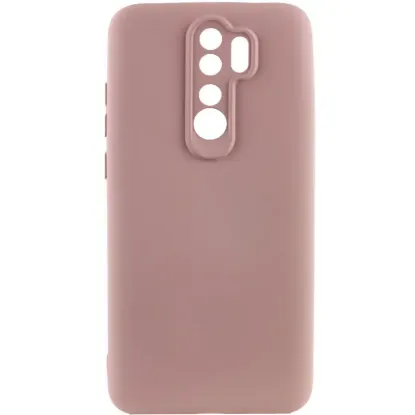Чохол-накладка Silicone Case Full Camera Xiaomi Redmi 9 Pink Sand
