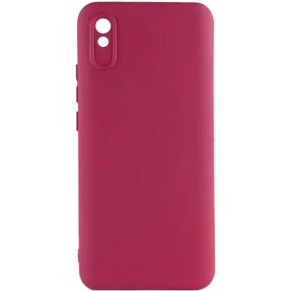 Чохол-накладка Silicone Case Full Camera Xiaomi Redmi 9A Marsala