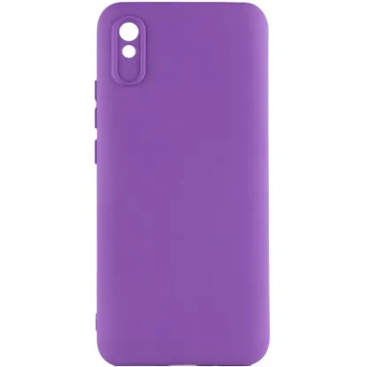 Чохол-накладка Silicone Case Full Camera Xiaomi Redmi 9A Purple