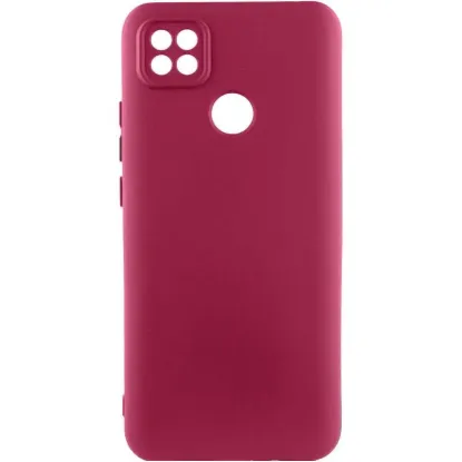 Чохол-накладка Silicone Case Full Camera Xiaomi Redmi 9C / 10A Marsala