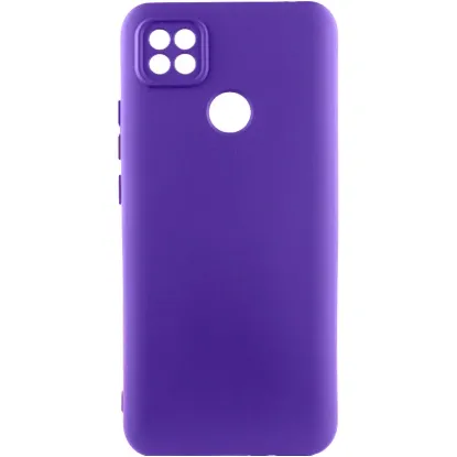Чохол-накладка Silicone Case Full Camera Xiaomi Redmi 9C / 10A Purple