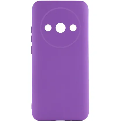 Чохол-накладка Silicone Case Full Camera Xiaomi Redmi A3 Purple