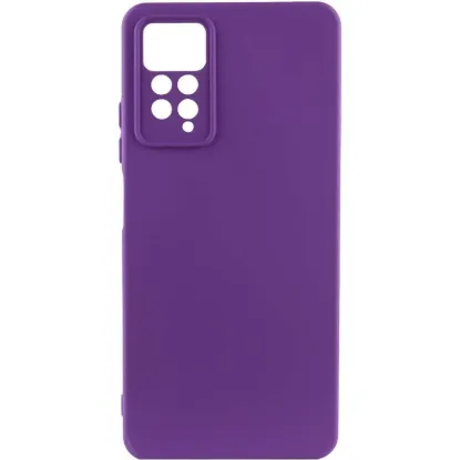 Чохол-накладка Silicone Case Full Camera Xiaomi Redmi Note 11 Purple