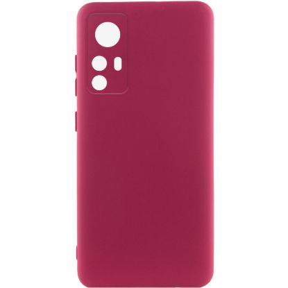 Чохол-накладка Silicone Case Full Camera Xiaomi Redmi Note 12S Marsala