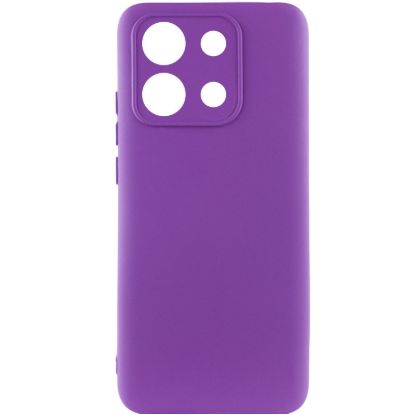 Чохол-накладка Silicone Case Full Camera Xiaomi Redmi Note 13 4G Purple