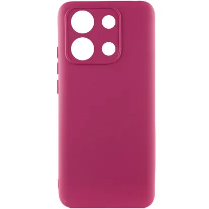 Чохол-накладка Silicone Case Full Camera Xiaomi Redmi Note 13 Pro 4G Marsala