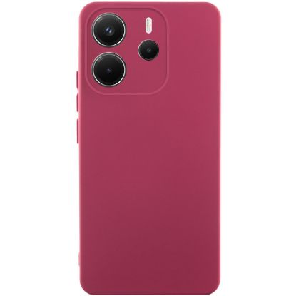 Чохол-накладка Silicone Case Full Camera Xiaomi Redmi Note 14 4G Marsala