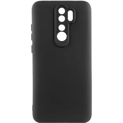 Чохол-накладка Silicone Case Full Camera Xiaomi Redmi Note 8 Pro Black