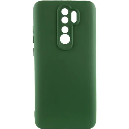 Чохол-накладка Silicone Case Full Camera Xiaomi Redmi Note 8 Pro Dark Green