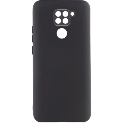 Чохол-накладка Silicone Case Full Camera Xiaomi Redmi Note 9 Black