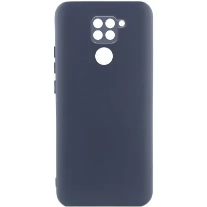 Чохол-накладка Silicone Case Full Camera Xiaomi Redmi Note 9 Midnight Blue