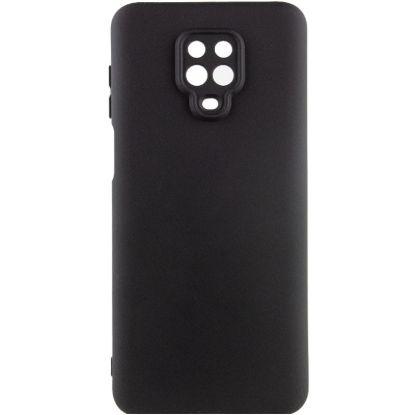 Чохол-накладка Silicone Case Full Camera Xiaomi Redmi Note 9S / Note 9 Pro Black
