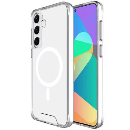 Чохол-накладка Space Collection Samsung S911 S23 Magsafe Transparent