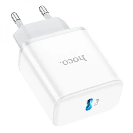 Зарядка 220V HOCO C104A PD20W/1xType-C White