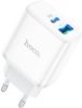 Зарядка 220V HOCO C105A PD20W/QC3.0/1xUSB/1xType-C White