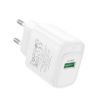 Зарядка 220V HOCO C140A 18W/QC3.0/1xUSB White