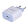 Зарядка 220V HOCO C76A Plus PD20W/1xType-C White