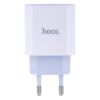 Зарядка 220V HOCO C76A Plus PD20W/1xType-C White