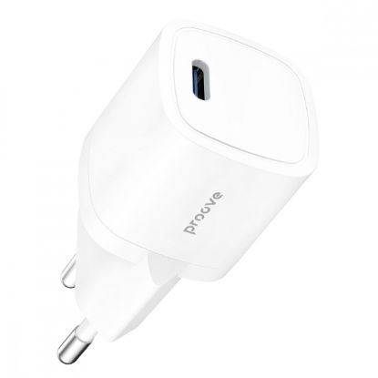 Зарядка 220V Proove Silicone Power Type-C 20W White