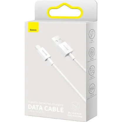 Кабелі Baseus microUSB 2.0A 2.0m Superior CAMYS-A02 White